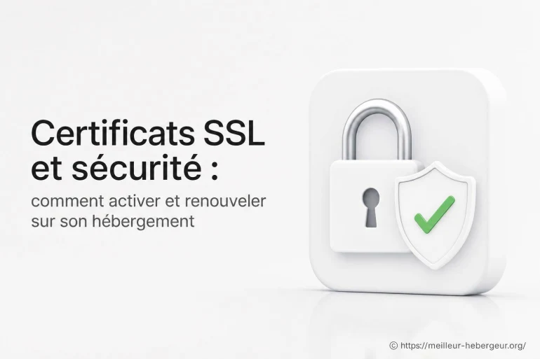 Certificats SSL et sécurité : comment activer et renouveler sur son hébergement